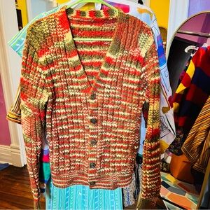 Handmade ketchup mustard sweater